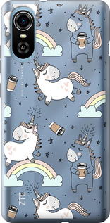 

Чохол Єдиноріг і кава на ZTE Blade A31 Plus 1607258