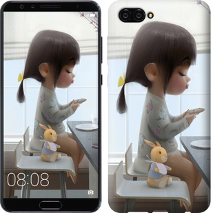 

Чехол Милая девочка с зайчиком для Huawei Nova 2S 636700