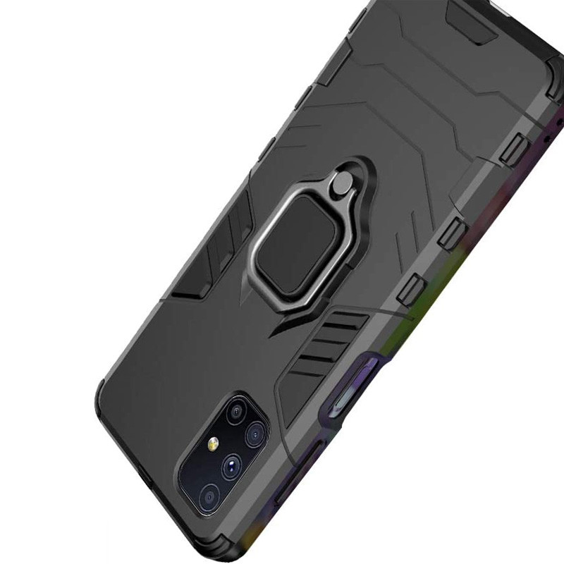 

Ударопрочный чехол Transformer Ring for Magnet для Samsung Galaxy M51 (Черный / Soul Black) 1082668