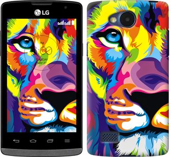 

Чохол Різнобарвний лев на LG Joy H220 261586