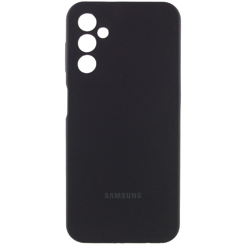 Чохол Silicone Cover Lakshmi Full Camera (AAA) with Logo на Samsung Galaxy A16 4G/5G (Чорний / Black)