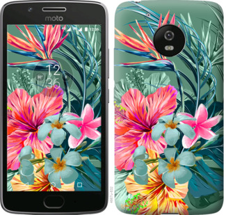 

Чохол Тропічні квіти v1 на Motorola Moto G5 845314