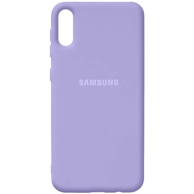 

Чохол Silicone Cover Full Protective (AA) на Samsung Galaxy A02 (Бузковий / Dasheen) 1136920