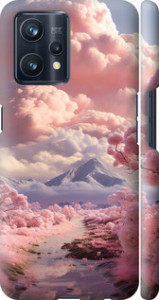 Чехол Розовые облака для Realme 9 Pro+
