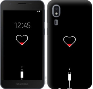 Чехол Подзарядка сердца для Samsung Galaxy A2 Core A260F