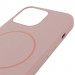 Чехол Silicone Case Full Protective (AA) NO LOGO with Magnetic Safe для Apple iPhone 11 Pro Max (6.5") (Розовый / Pink Sand) в магазине vchehle.ua