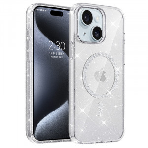 Чехол TPU Eclipse Sparkle (MagFit) для Apple iPhone 15 (6.1")