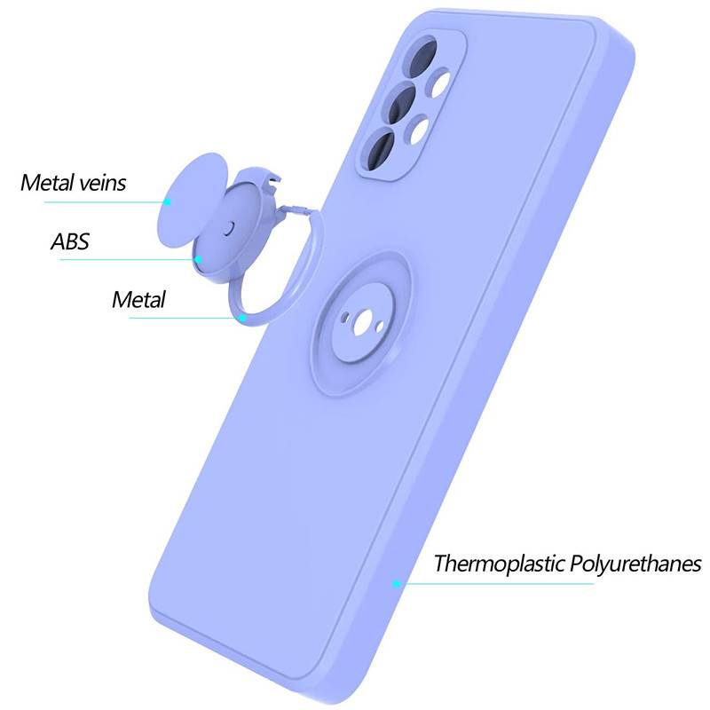 

Чехол TPU Candy Ring Full Camera для Samsung Galaxy A52 5G (Сиреневый / Dasheen) 1164024