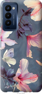 

Чехол Нарисованные цветы для Tecno Camon 18p CH7n 1381809