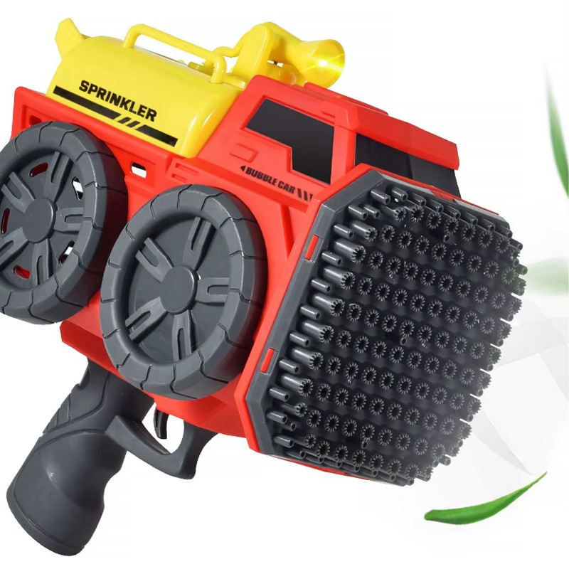 Фото Пистолет с мыльными пузырями SHT KB1295 Truck на 139 отверстий + 2xbottle 60ml (Red) на vchehle.ua
