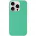 Чехол Silicone Case Full Protective (AA) NO LOGO для Apple iPhone 14 Pro (6.1") (Зеленый / Spearmint)