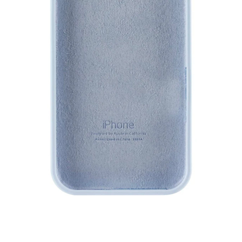 Чохол Silicone Case Full Camera Protective (AA) на Apple iPhone 16e (6.1") (Блакитний / Sweet Blue) в магазині vchehle.ua