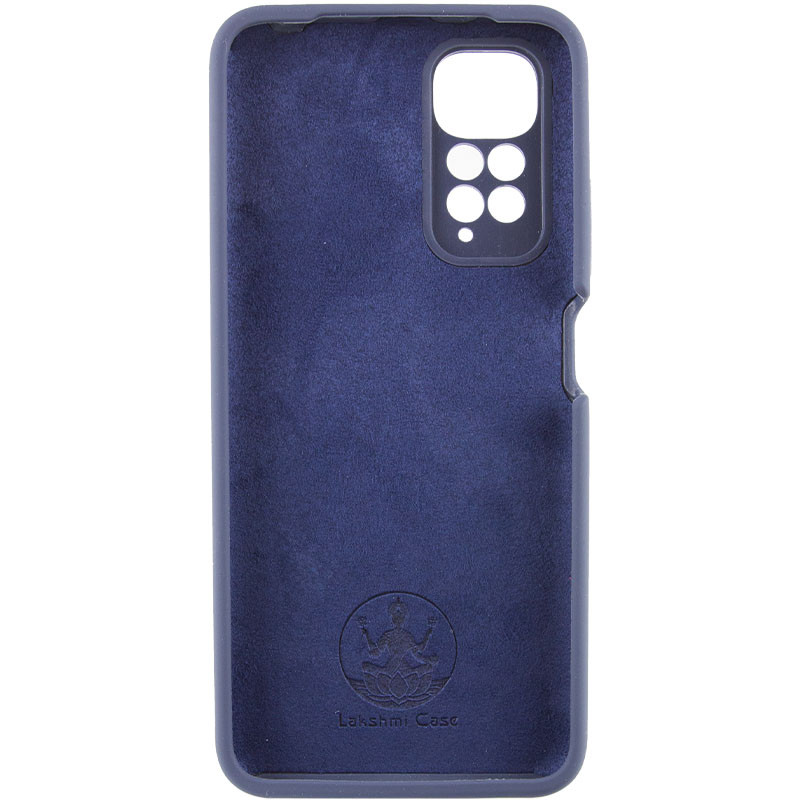 Фото Чохол Silicone Cover Lakshmi Full Camera (AAA) на Xiaomi Redmi Note 11 (Global) / Note 11S (Темно-синій / Midnight blue) в маназині vchehle.ua