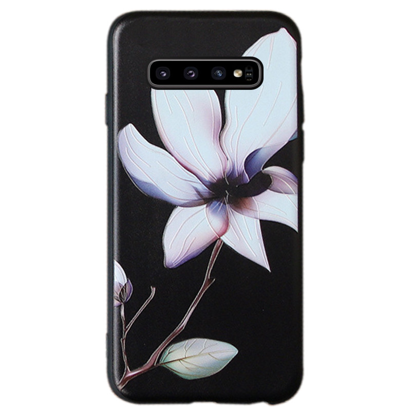 

TPU чохол Магнолія на Samsung Galaxy S10+ (Чорний) 873694