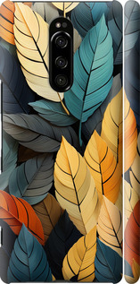 Чехол Кольорове листя для Sony Xperia XZ4