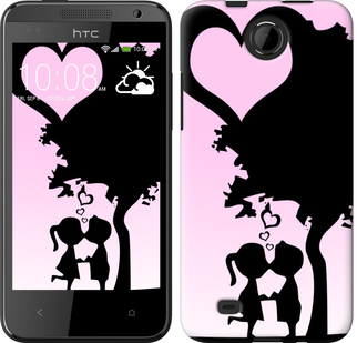 

Чехол Искренняя любовь для HTC Desire 300 589633