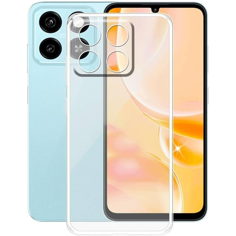 TPU чехол Epic Transparent 1,5mm Full Camera для ZTE Blade A35 4G (Бесцветный (прозрачный))