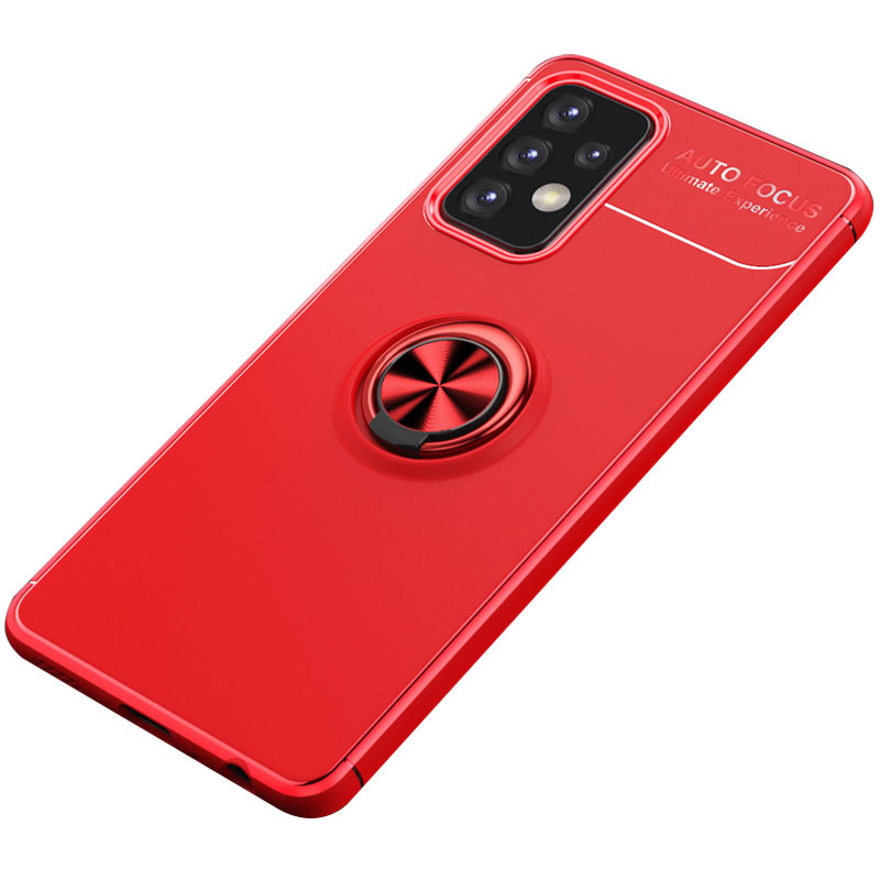 

TPU чохол Deen ColorRing під магнітний тримач (opp) на Samsung Galaxy A32 4G (Червоний / Червоний) 1152588
