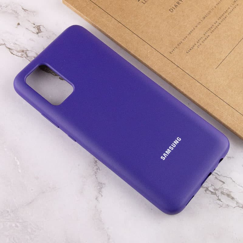 Заказать Чехол Silicone Cover Full Protective (AA) для Samsung Galaxy A02s (Фиолетовый / Purple) на vchehle.ua