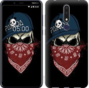 

Чехол Череп в кепке для Nokia 3.1 Plus 689096