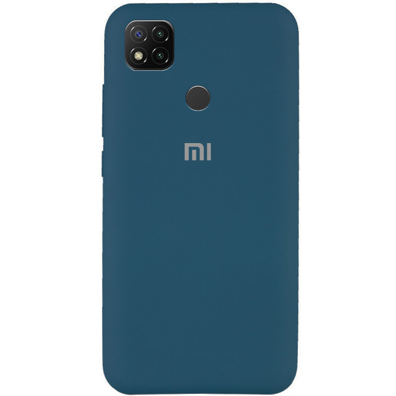 Чохол Silicone Cover Full Protective (AA) на Xiaomi Redmi 9C (Синій / Cosmos Blue)