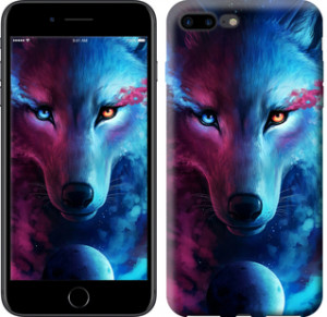 Чохол Арт-вовк на iPhone 8 Plus