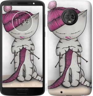 

Чехол Кошка рукодельница для Motorola Moto G6 763417