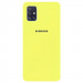 Чехол Silicone Cover Full Protective (AA) для Samsung Galaxy A51 (Желтый / Flash)
