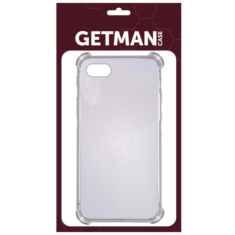 Фото TPU чехол GETMAN Ease logo усиленные углы для Apple iPhone 6/6s (4.7") (Серый (прозрачный)) на vchehle.ua