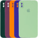 Чохол Silicone Case Square Full Camera Protective (AA) для Apple iPhone X / XS (5.8")