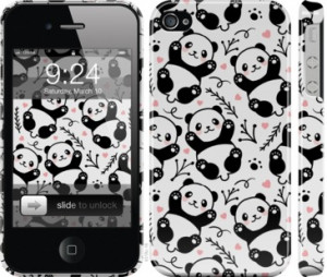 Чехол Панды для iPhone 4