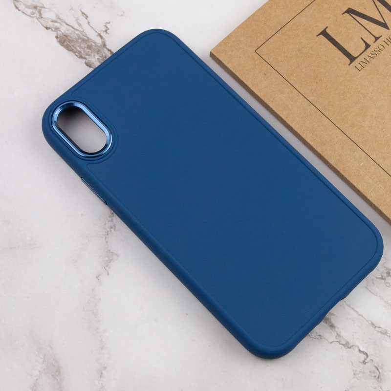 TPU чехол Bonbon Metal Style для Apple iPhone XS Max (6.5") (Синий / Denim Blue) в магазине vchehle.ua