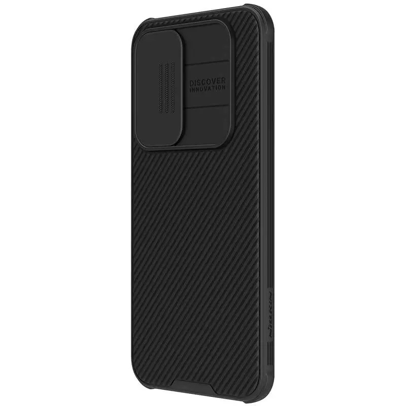 Фото Карбонова накладка Nillkin CamShield Pro Magnetic на Samsung Galaxy A35 (Black) в маназині vchehle.ua