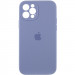 Чохол Silicone Case Full Camera Protective (AA) на Apple iPhone 12 Pro Max (6.7") (Сірий / Lavender Gray)