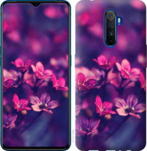 Чехол Пурпурные цветы для Realme X2 Pro