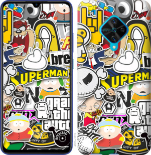 

Чохол Popular logos на Vivo V17 878057