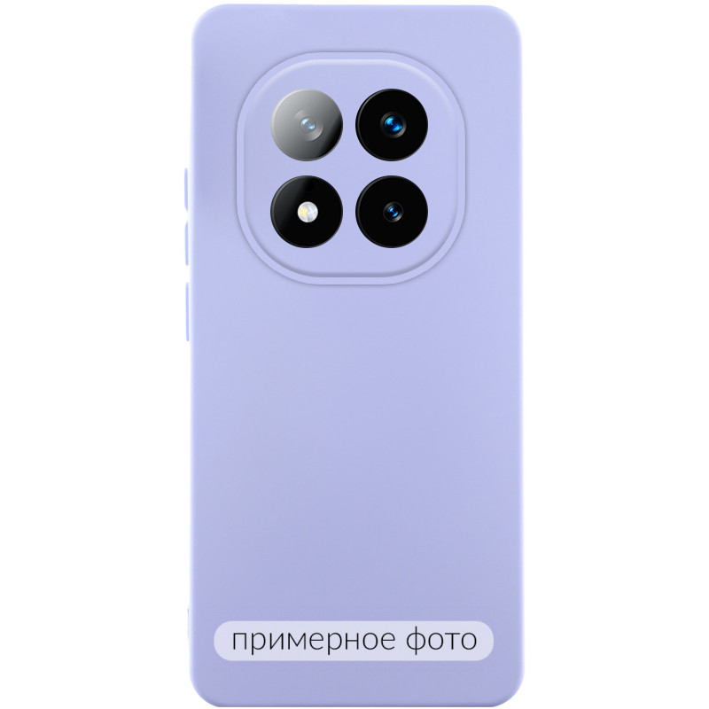 Чохол Silicone Cover Lakshmi Full Camera (AAA) на Xiaomi Redmi A5 / Poco C71 (Бузковий / Dasheen)