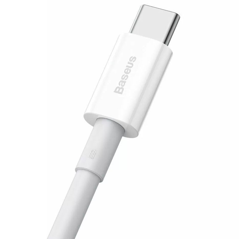 Дата кабель Baseus Superior Series Fast Charging USB to Type-C PD 66W (2m) (CATYS-A) (Білий) в магазині vchehle.ua