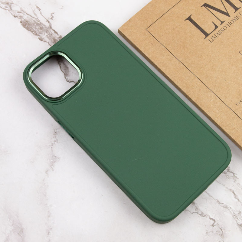 TPU чохол Bonbon Metal Style на Apple iPhone 12 Pro Max (6.7") (Зелений / Army green) в магазині vchehle.ua