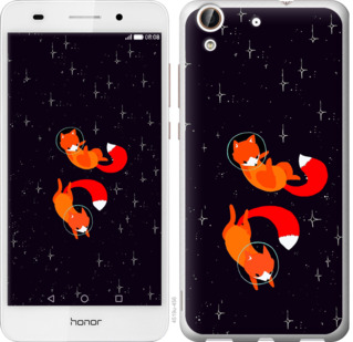 

Чехол Лисички в космосе для Huawei Honor 5A 870415