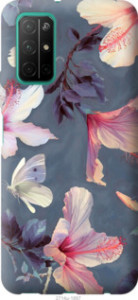 Чехол Нарисованные цветы для Huawei Honor 30S