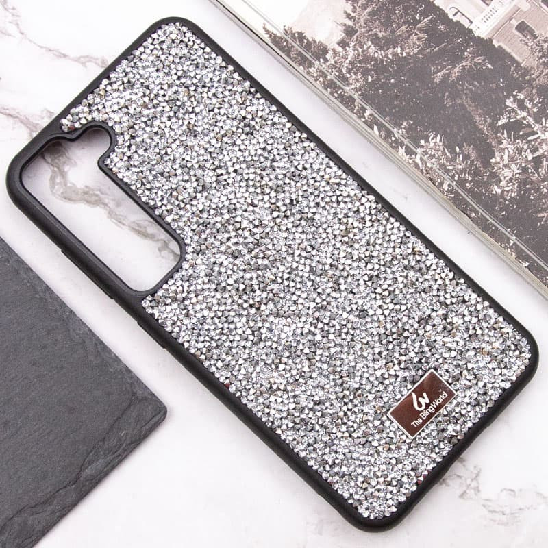 TPU чохол Bling World Rock Diamond на Samsung Galaxy S23 (Срібний) в магазині vchehle.ua