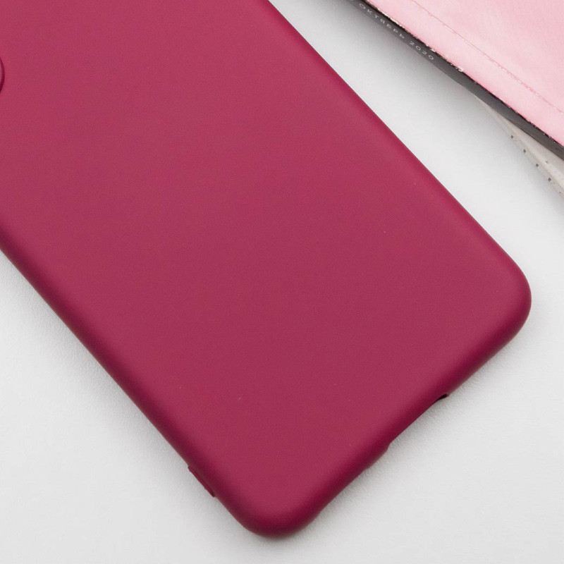 Фото Чехол Silicone Cover Lakshmi Full Camera (AA) для Samsung Galaxy S21 FE (Бордовый / Marsala) на vchehle.ua