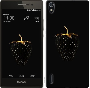 

Чехол Черная клубника для Huawei Ascend P7 97977