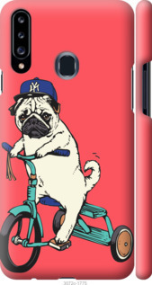 

Чехол Мопс на велосипеде для Samsung Galaxy A20s A207F 791951