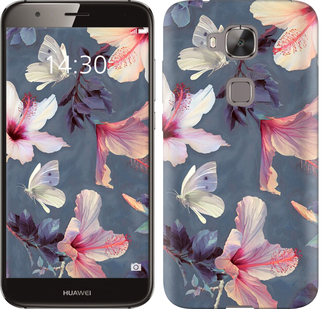

Чехол Нарисованные цветы для Huawei G7 Plus 596402