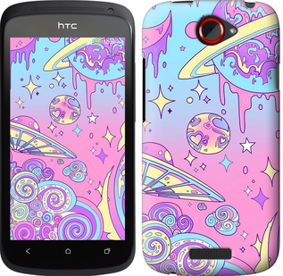 

Чохол Рожева галактика на HTC One S z560e 633318