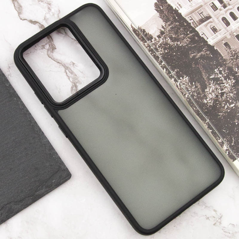 Чохол TPU+PC Lyon Frosted на Xiaomi Redmi 12C (Black) в магазині vchehle.ua