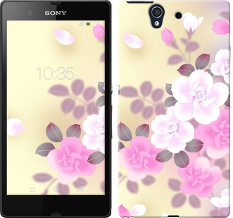 

Чохол Японські квіти на Sony Xperia Z C6602 189382