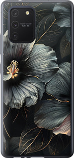 Чохол Чорні квіти на Samsung Galaxy S10 Lite 2020